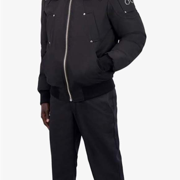 Final Sale ‼️MOOSE KNUCKLES BALLISTIC BOMBER JACKET with FUR trim Hoo… - Picture 4 of 16